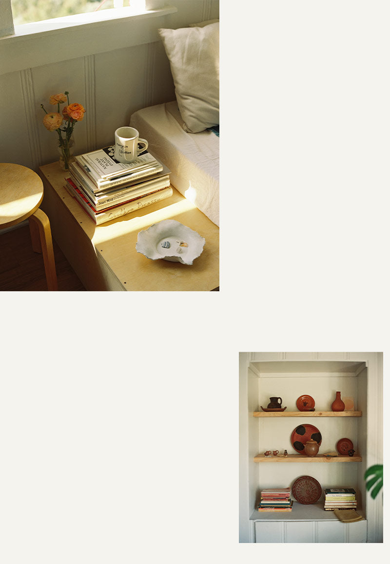 Artist April Valencia at home in Los Angeles shot by Justin Chung