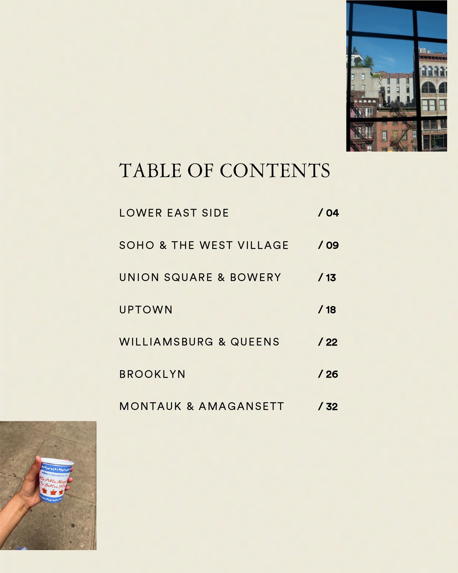 New York City Travel Guide by Canyon Coffee with an image of Ally Walsh and baby at the Moma