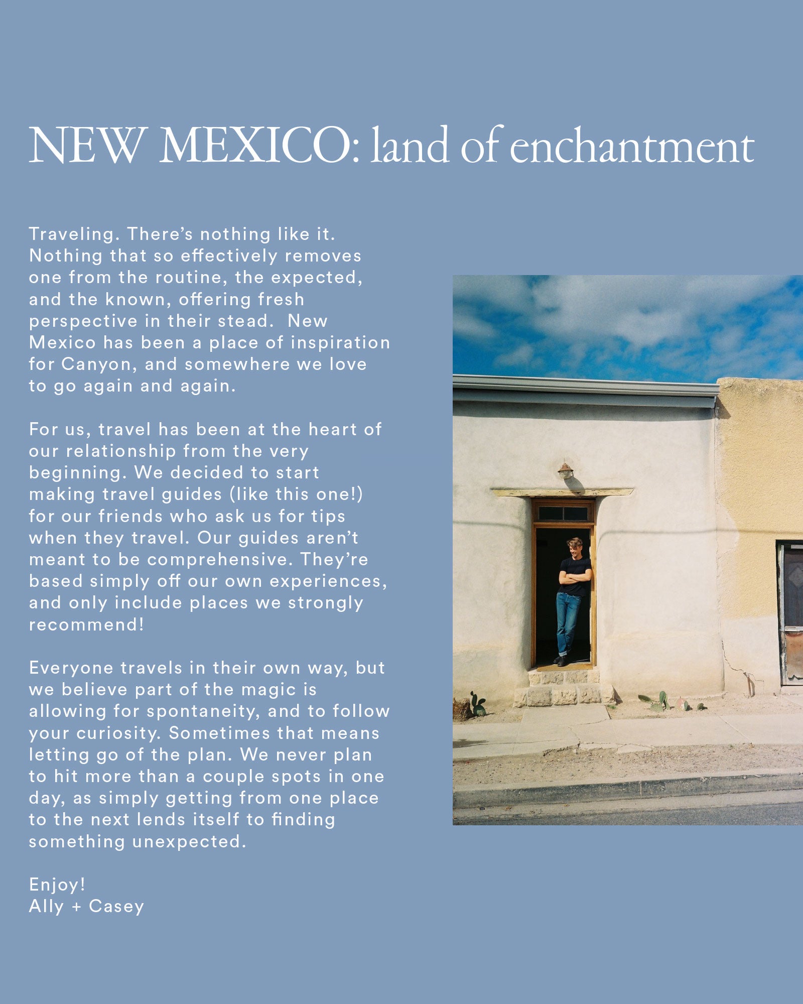 Canyon Coffee Travel Guide New Mexico
